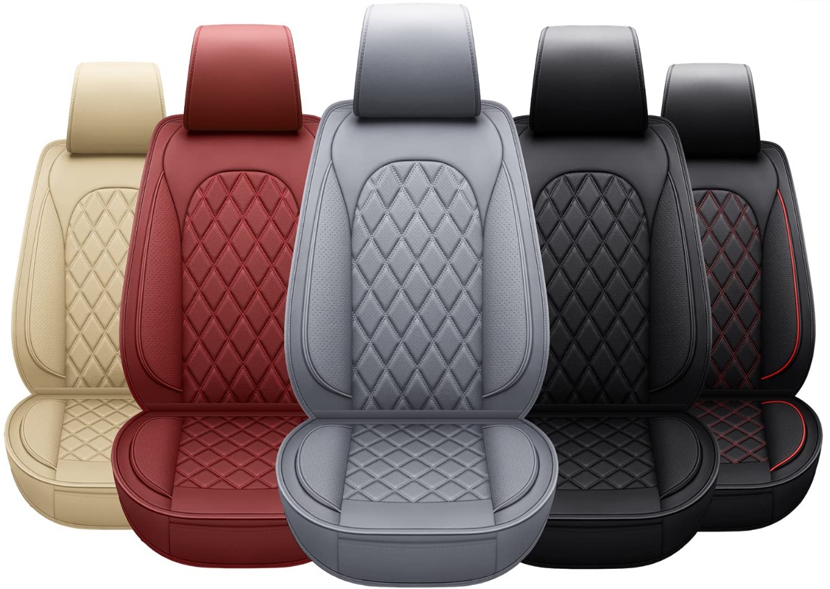 LINGVIDO Leather Car Seat Covers