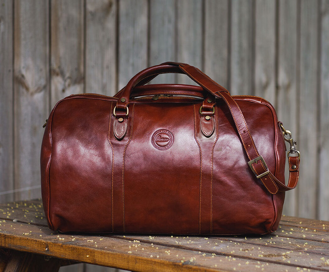 Cenzo Leather Duffle Bag
