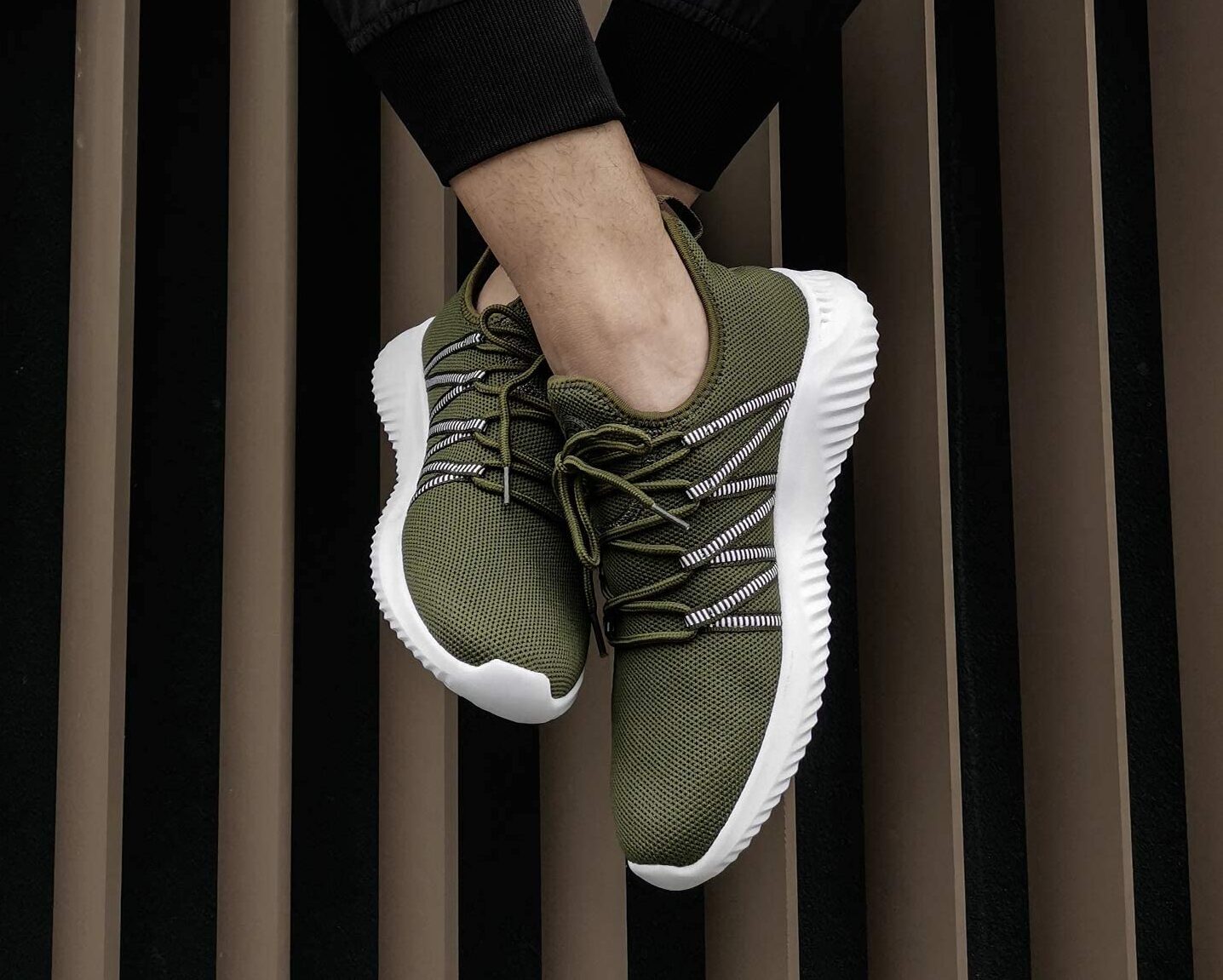 Feethit Mens Slip On Running Shoes Breathable Lightweight Comfortable Fashion Non Slip Sneakers for Men