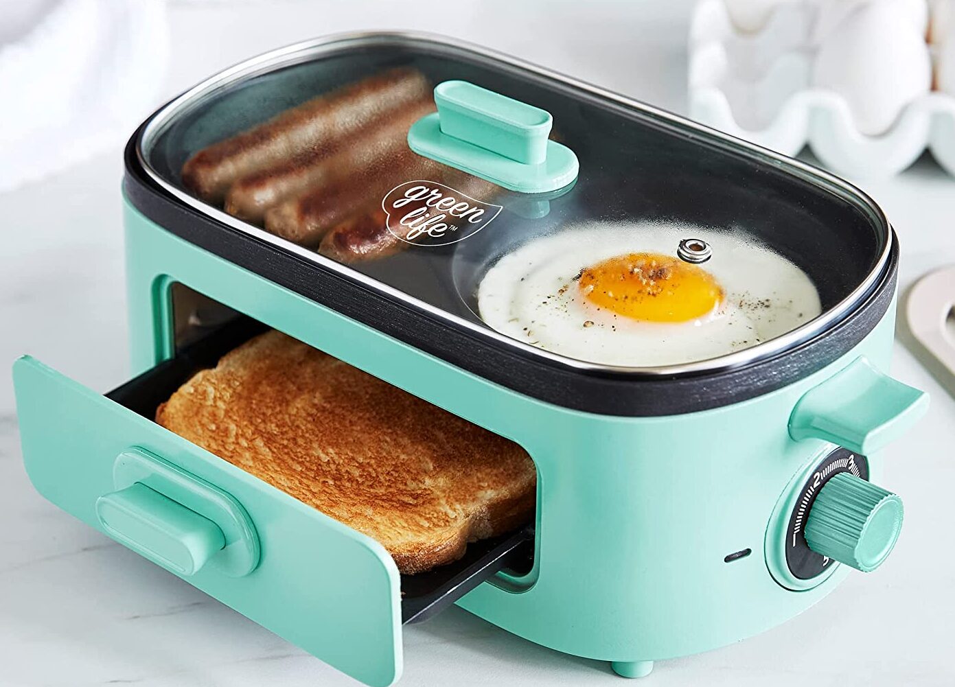 GreenLife 3-in-1 Breakfast Maker Station