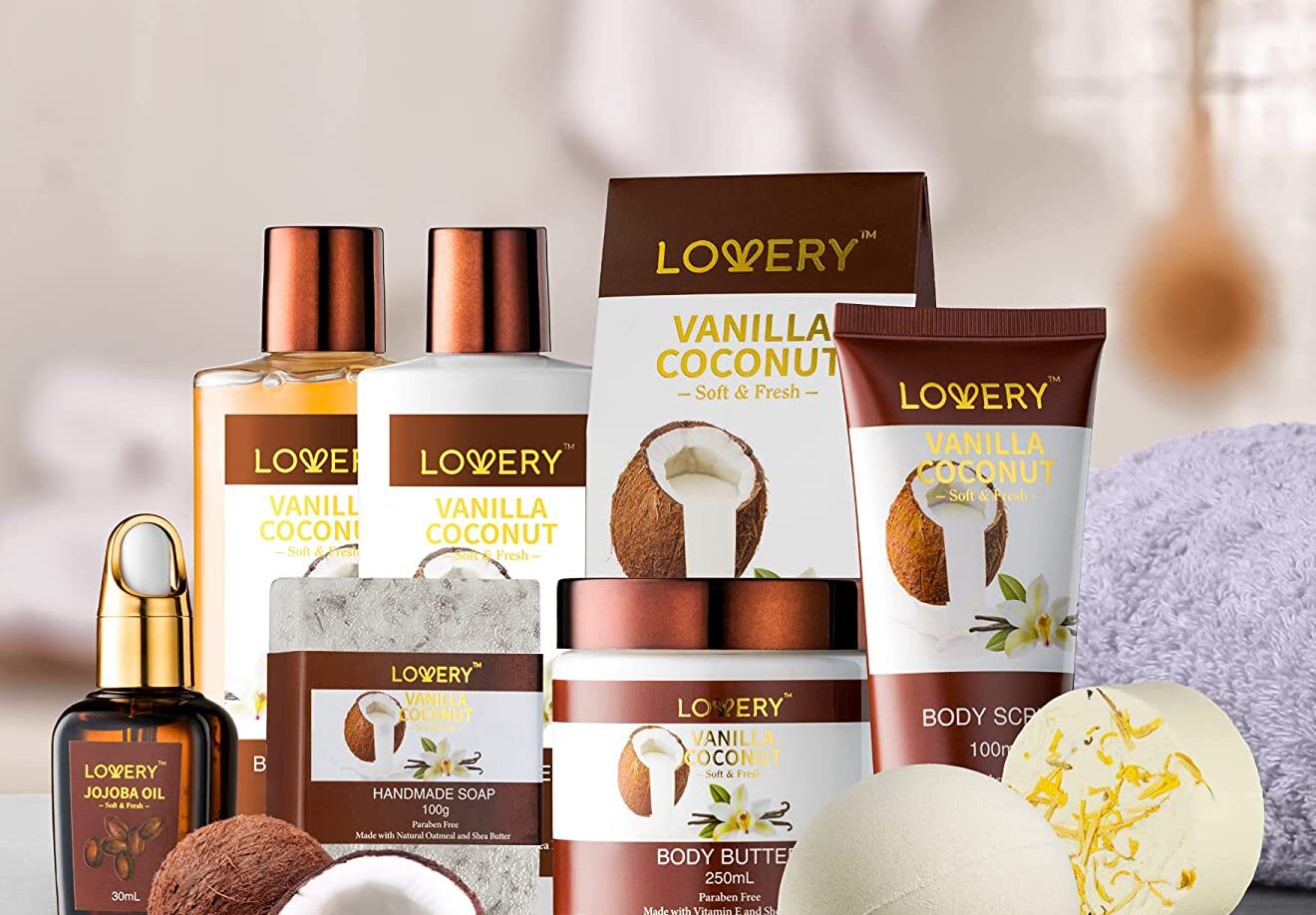 Lovery Vanilla Coconut Bath & Spa Set