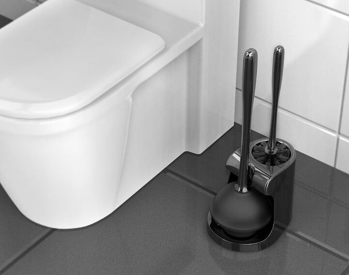 MR.SIGA Toilet Plunger and Bowl Brush Combo