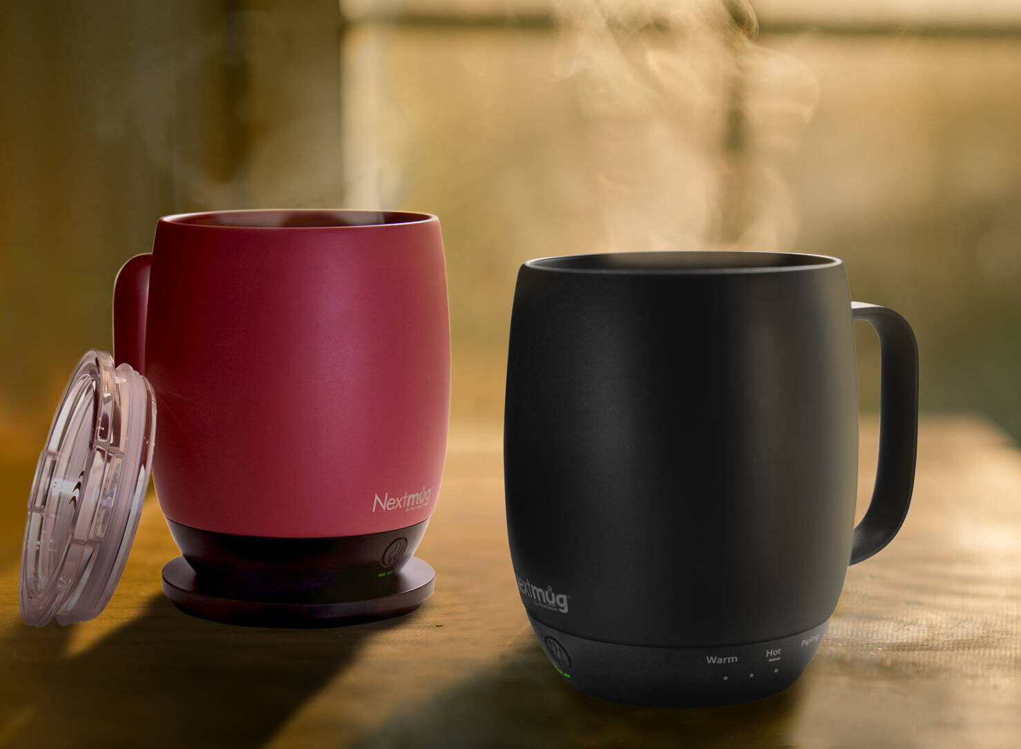 Nextmug - Temperature-Controlled, Self-Heating Coffee Mug