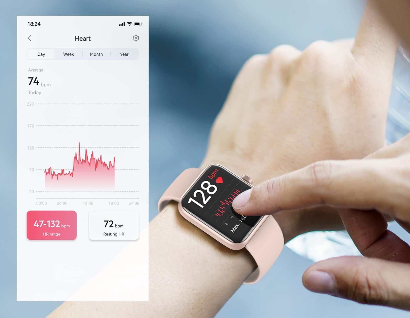 TOZO S2 44mm Smart Watch