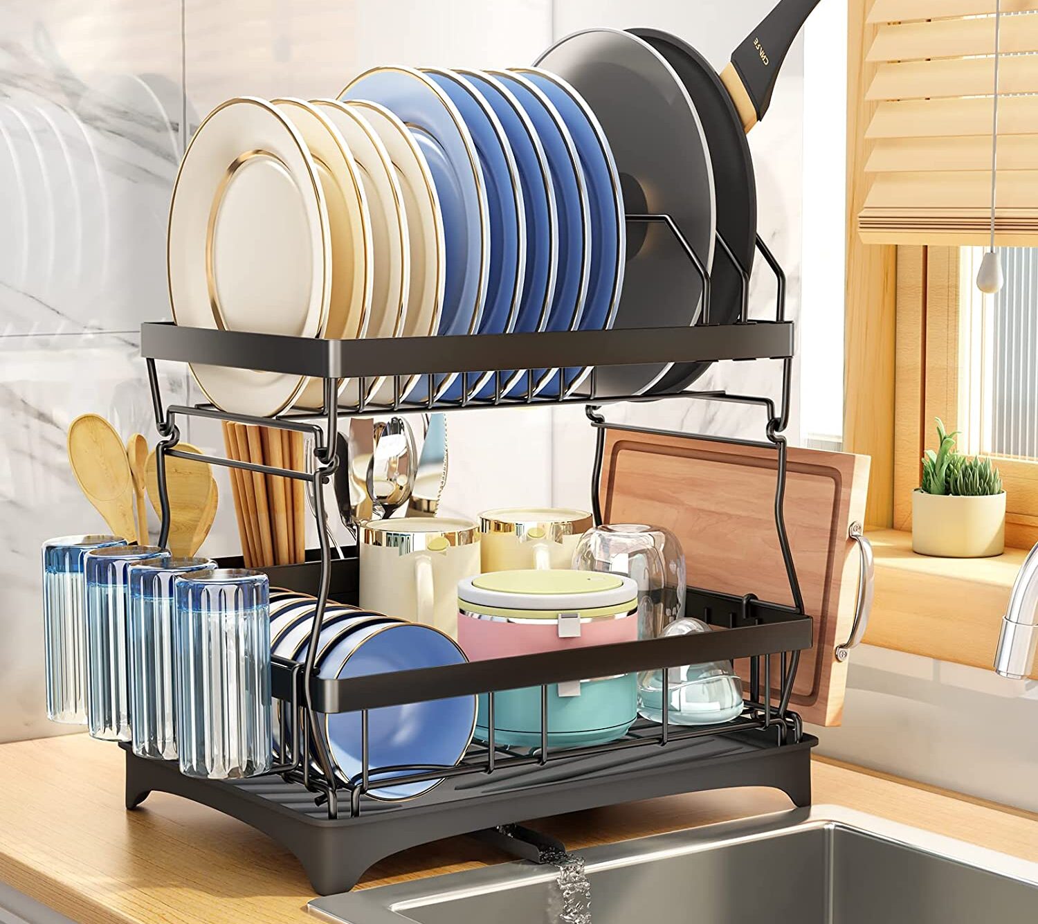 HERJOY Dish Drying Rack