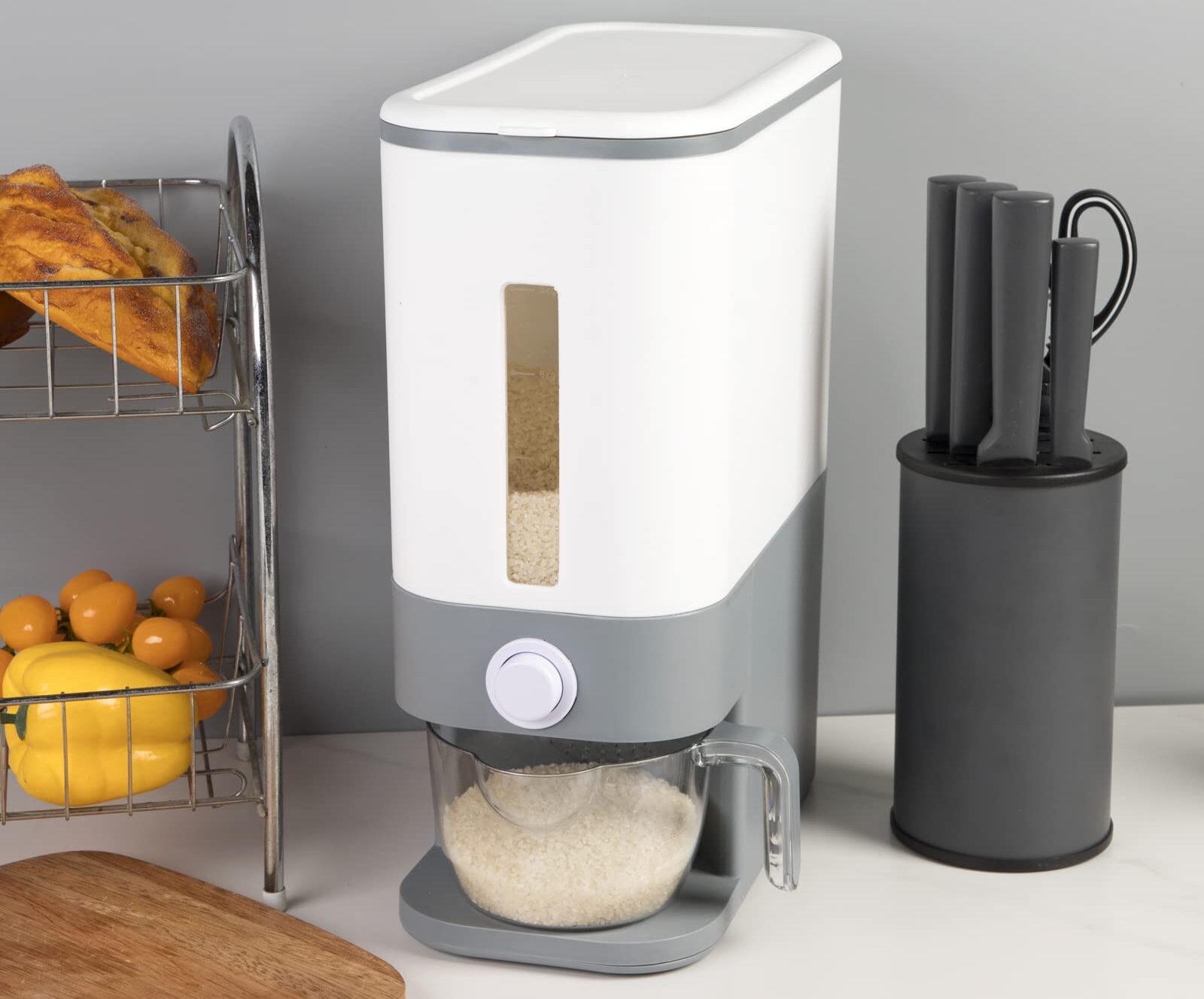 Lenwi 25 Lbs Rice Dispenser