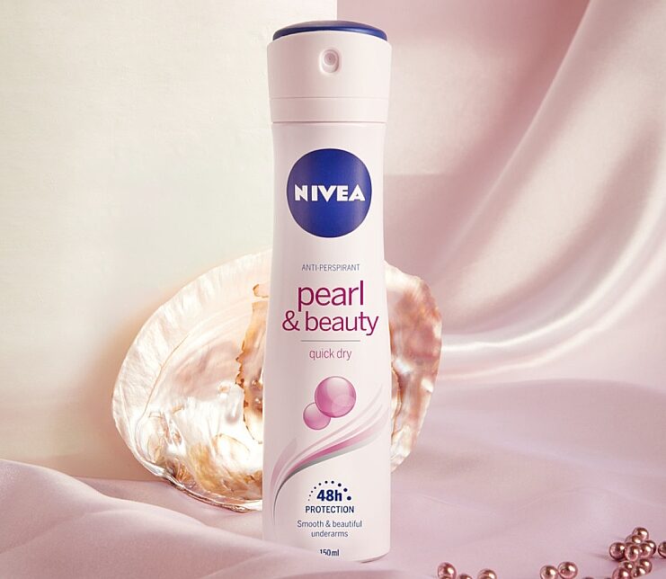 6 x Nivea Pearl and Beauty 48h Anti-Perspirant Deodorant