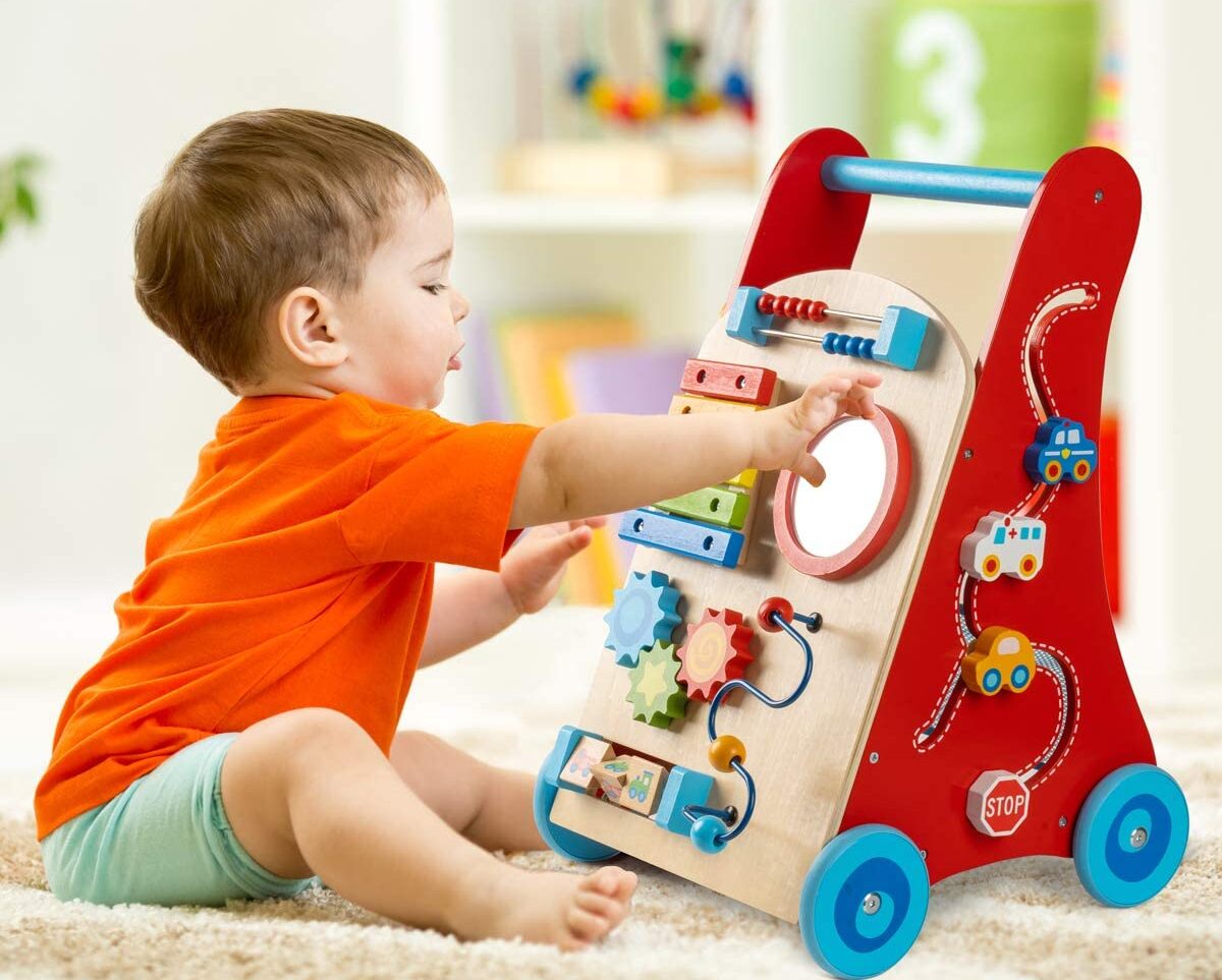 Nuby Wooden Baby Walker