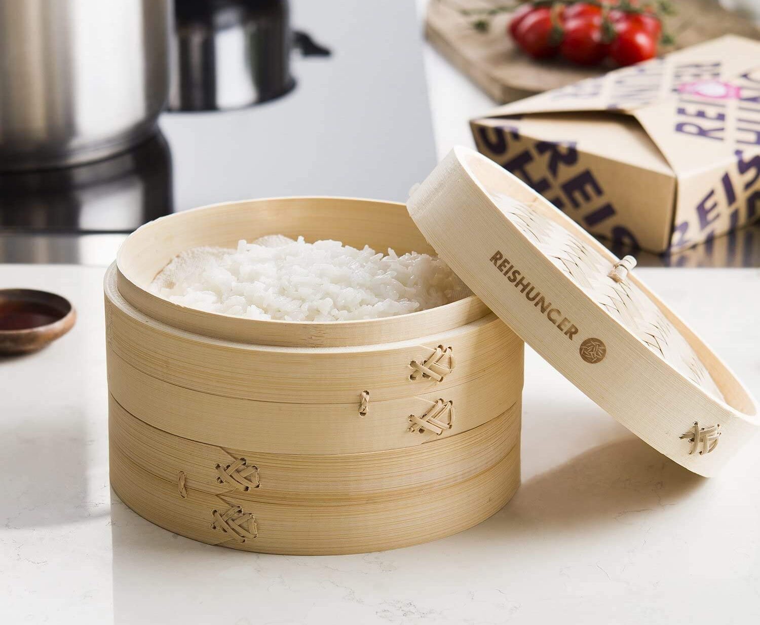 REISHUNGER Bamboo Steamer