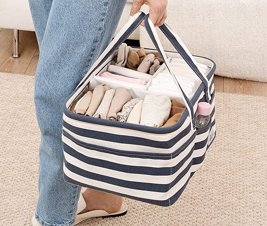 The Blissful Bump Diaper Organizer Caddy