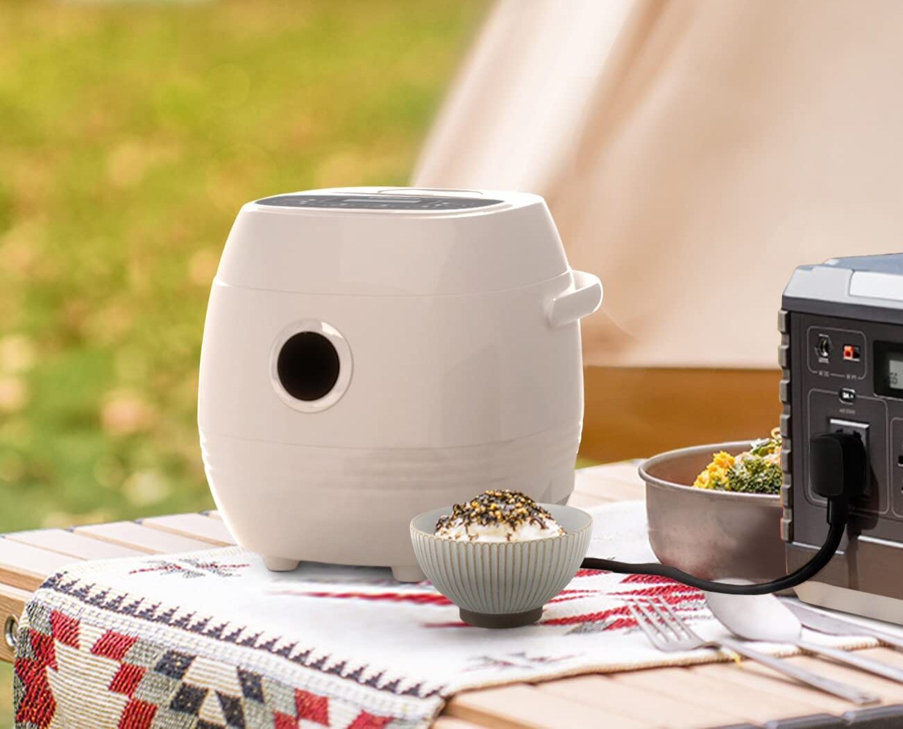 FEEKAA Small Rice Cooker