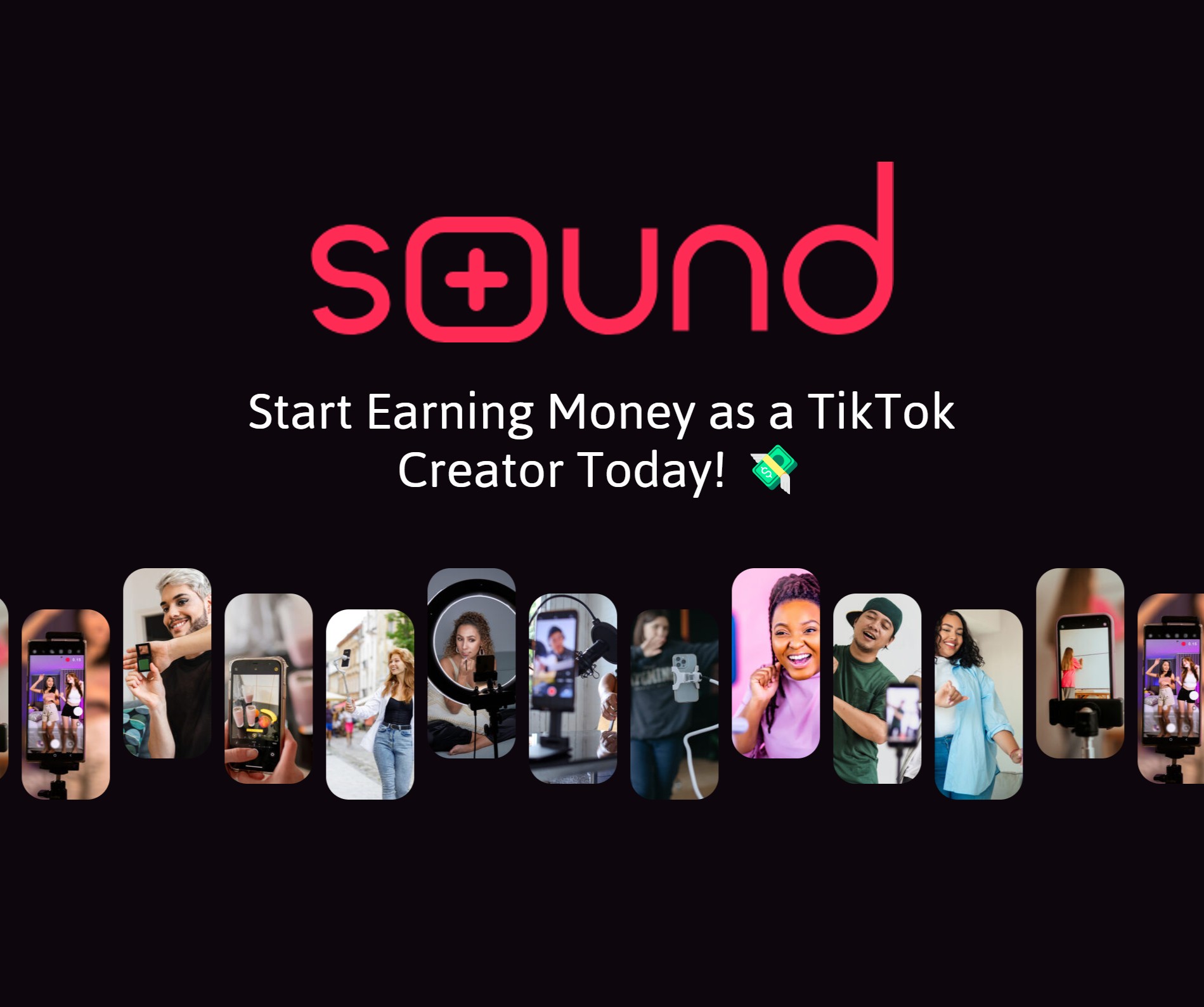 sound.me - Start Earning Money as a TikTok Creator Today