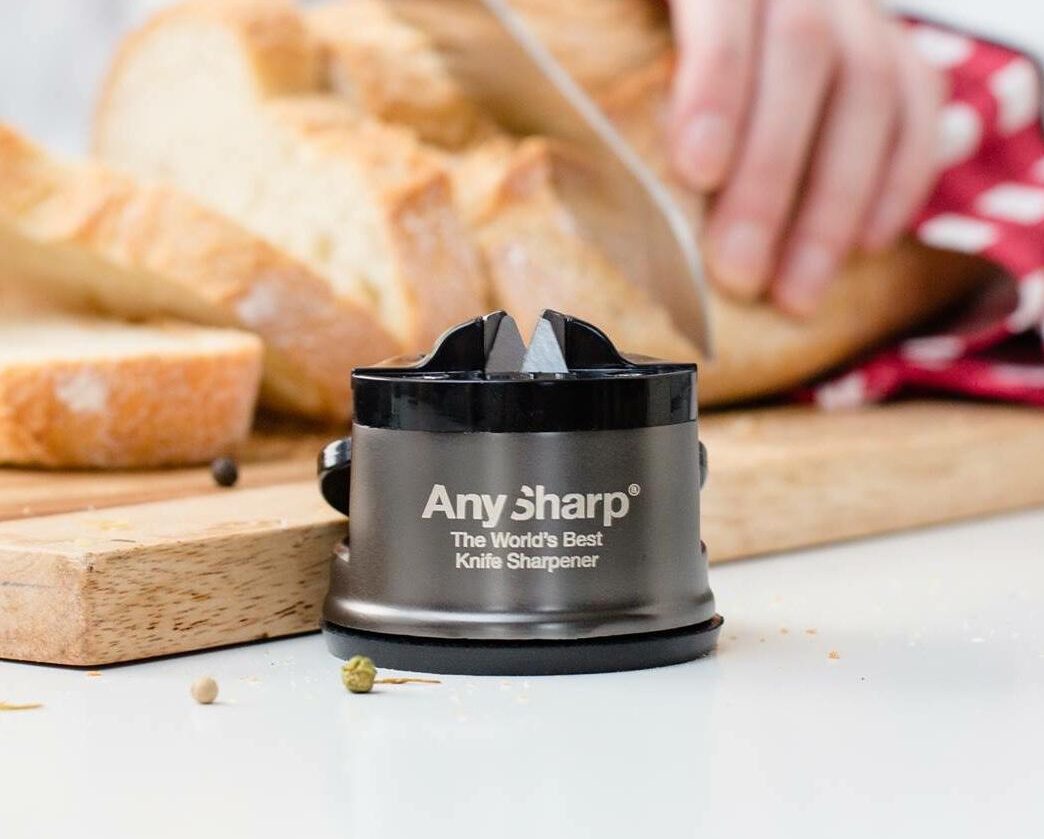 AnySharp Knife Sharpener with PowerGrip