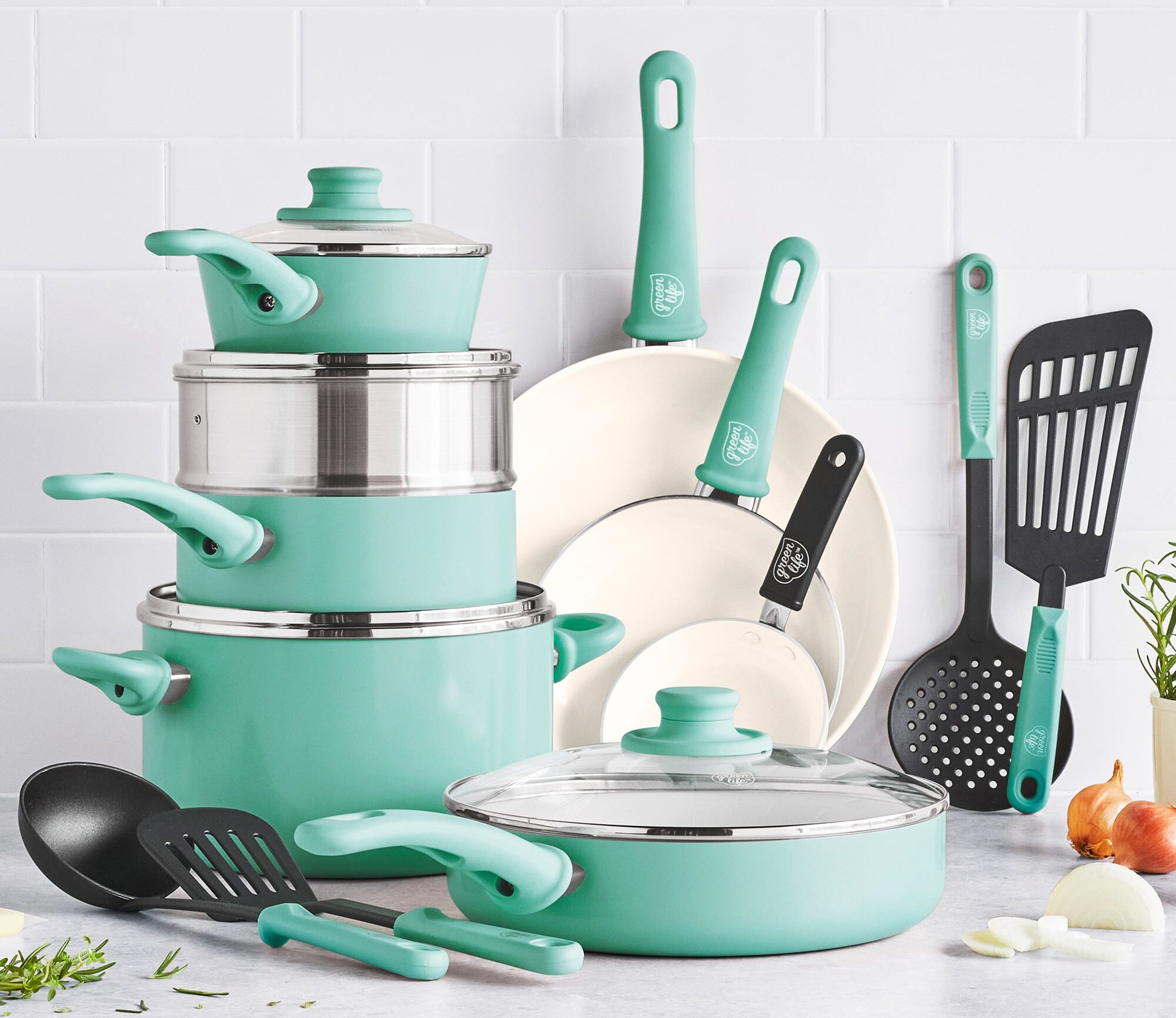 GreenLife 16-Piece Cookware Set