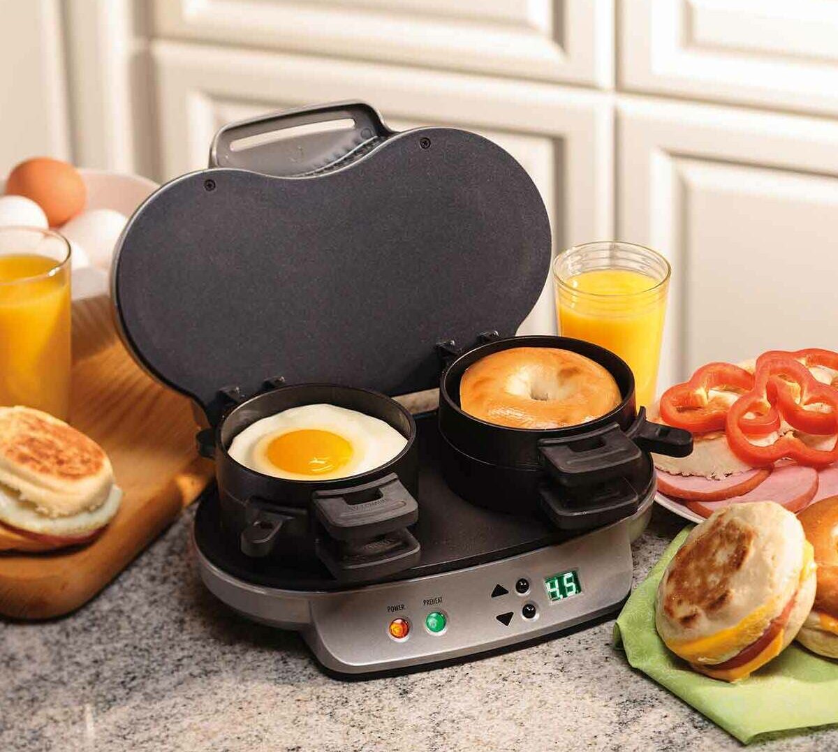 Hamilton Beach Dual Breakfast Sandwich Maker