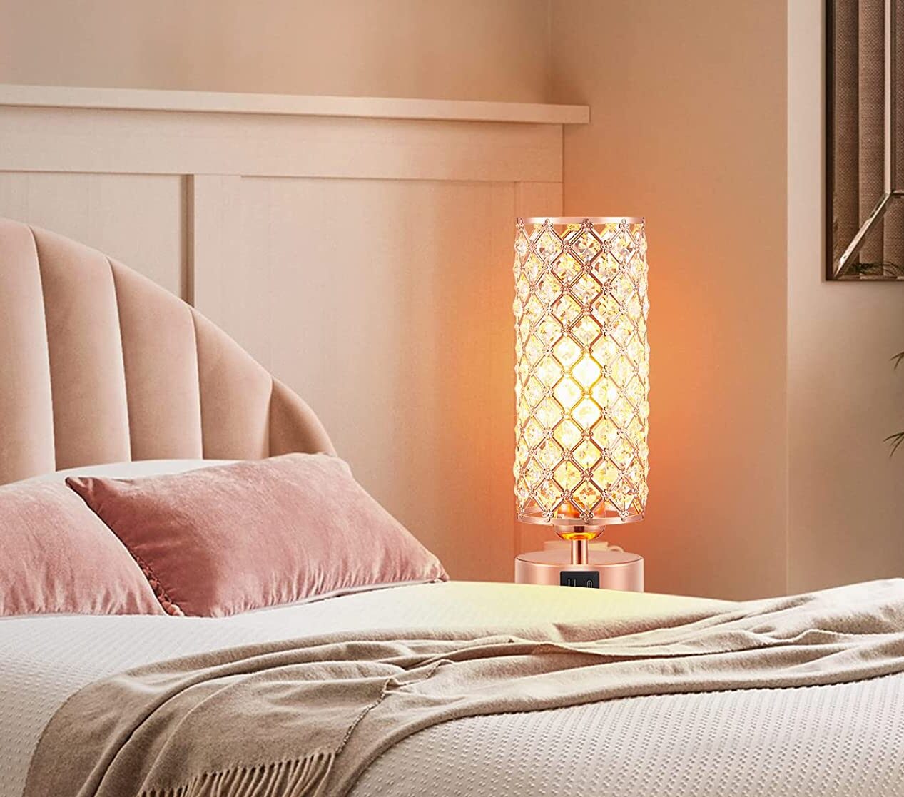 Hong-in Crystal Table Lamp