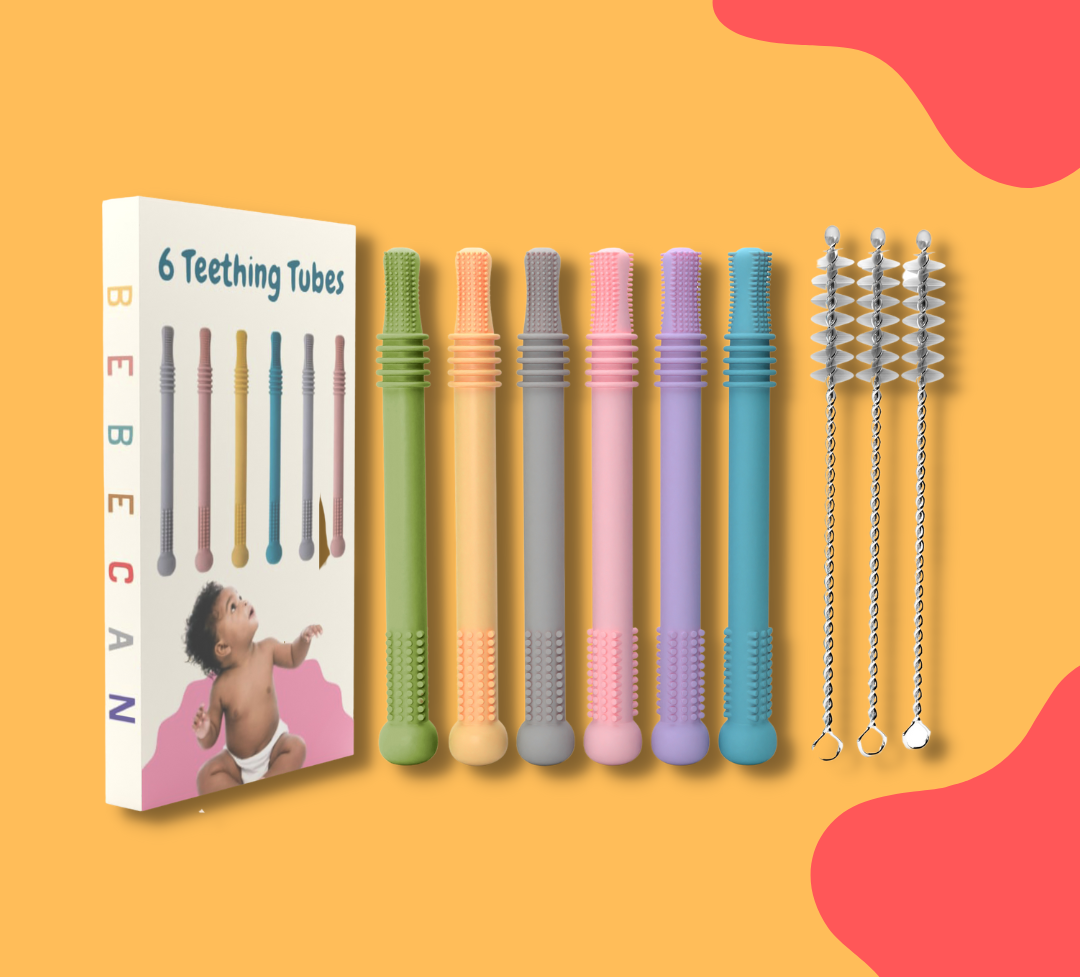 BEBECAN Teething Sticks for Babies