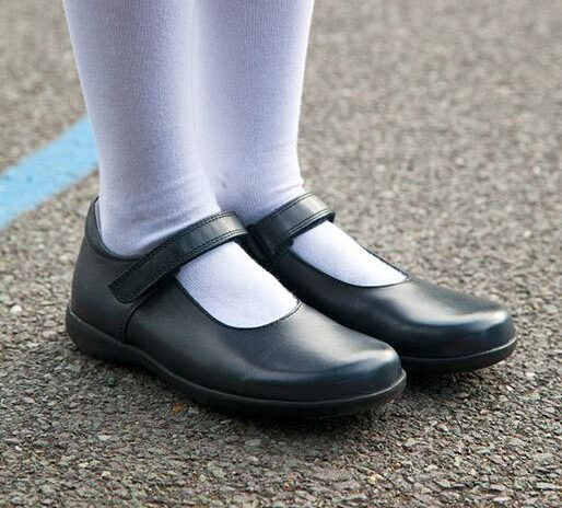 Black Hampton Classics Emily School Shoes
