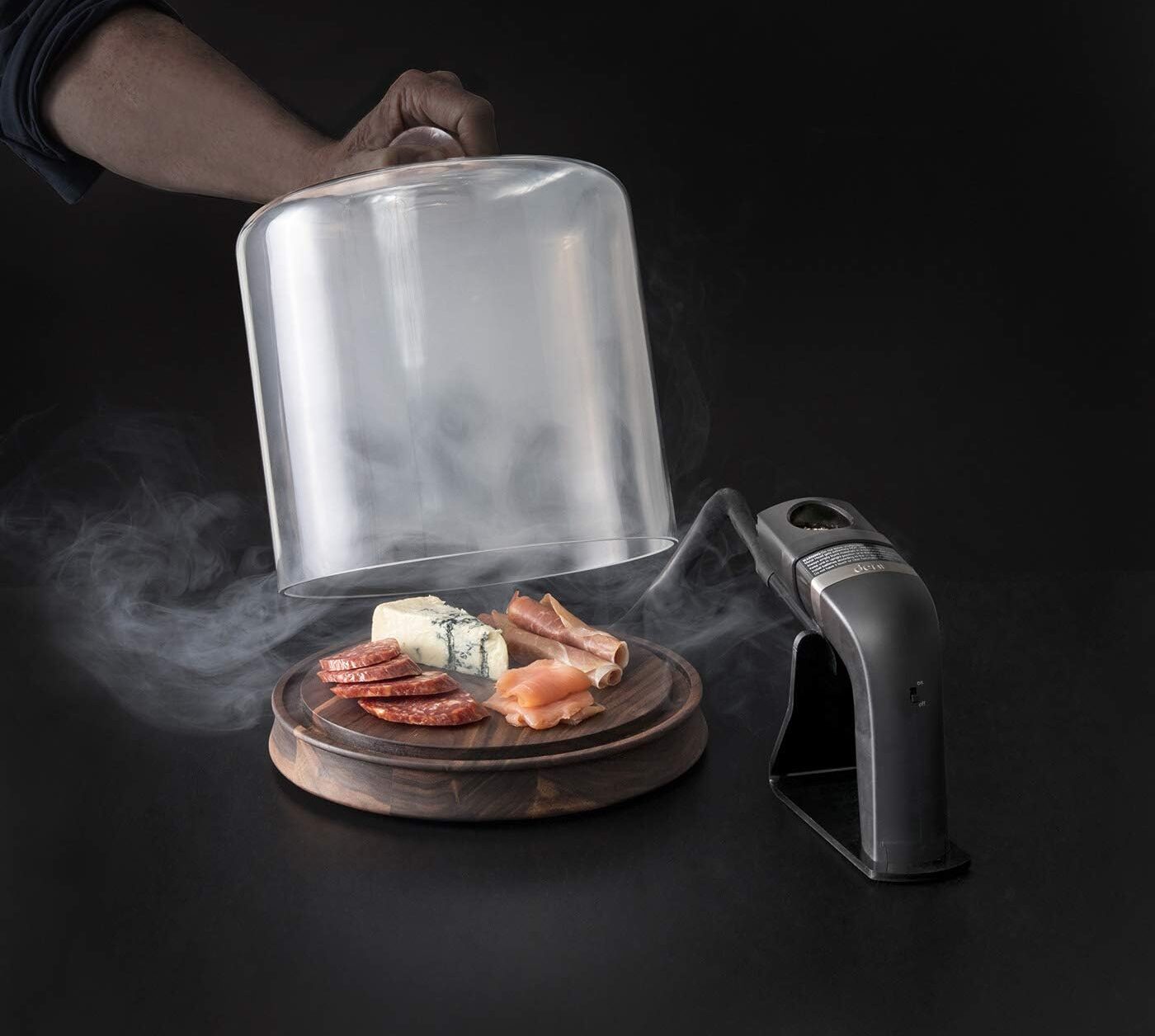 CraftHouse Glass Smoking Cloche with Smoke Infusing Gun