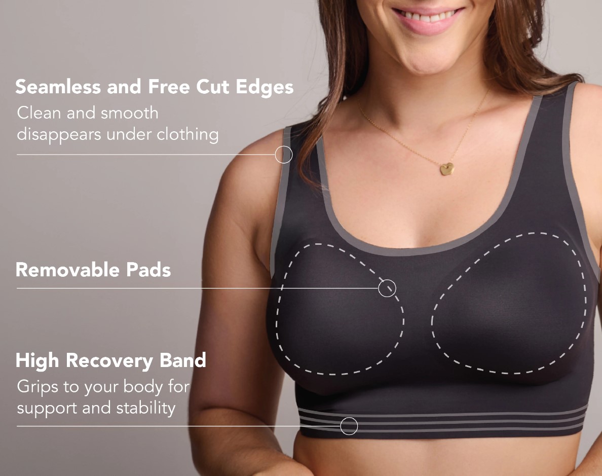 Floatley To the T-Shirt Wireless Scoop Neck Bra