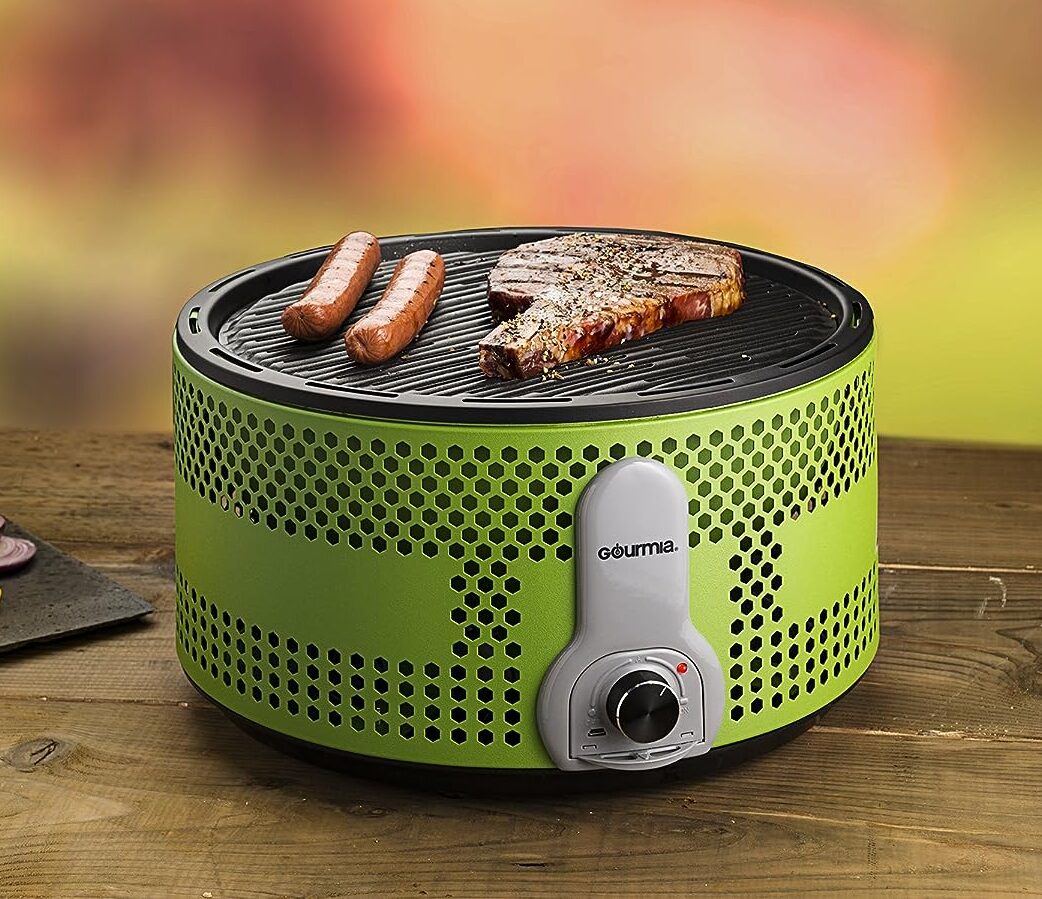 Gourmia GBQ330 Portable Charcoal Electric BBQ Grill