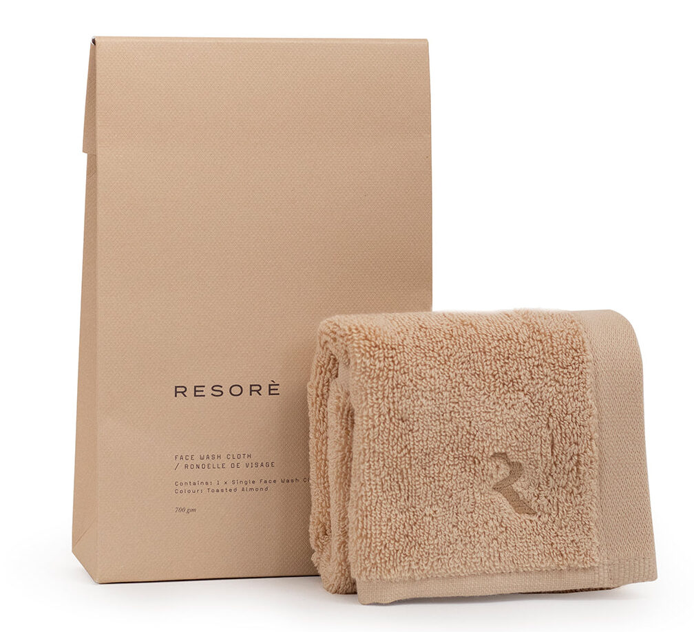 Resorè’s luxurious face towels