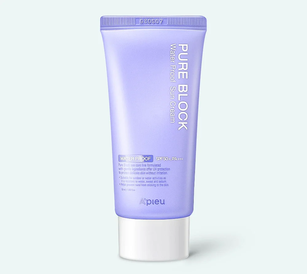 APIEU PURE BLOCK WATERPROOF SUNSCREEN CREAM SPF50+-PA+++