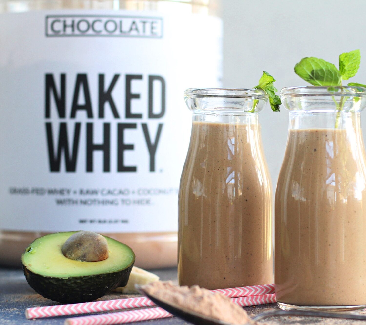 NAKED nutrition Whey Protein Supplement Powder, Chocolate