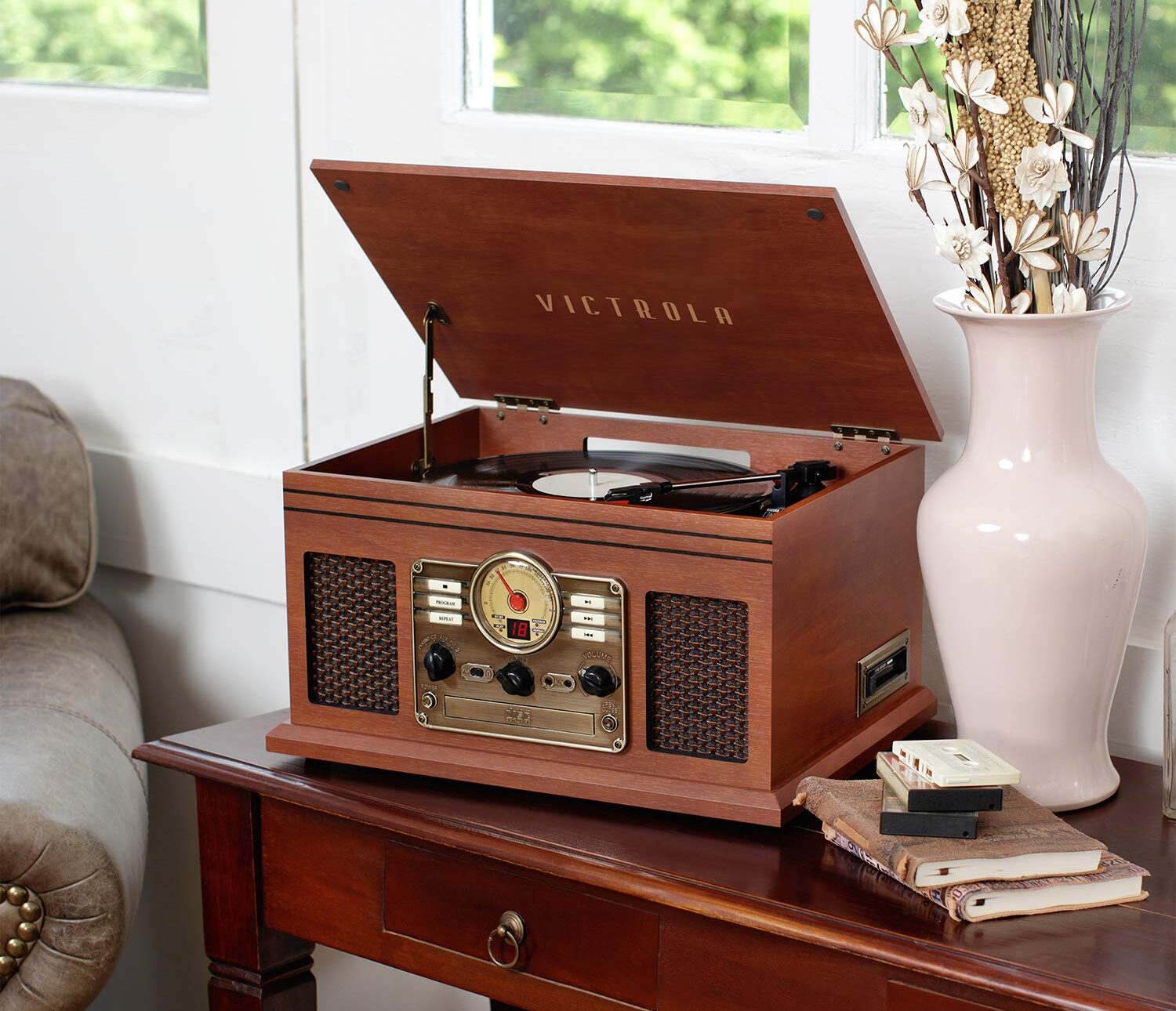Victrola Nostalgic 6-in-1 Bluetooth Record Player