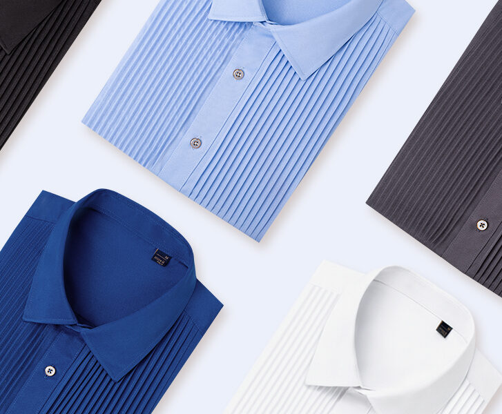 J.VER Men's Tuxedo Shirt