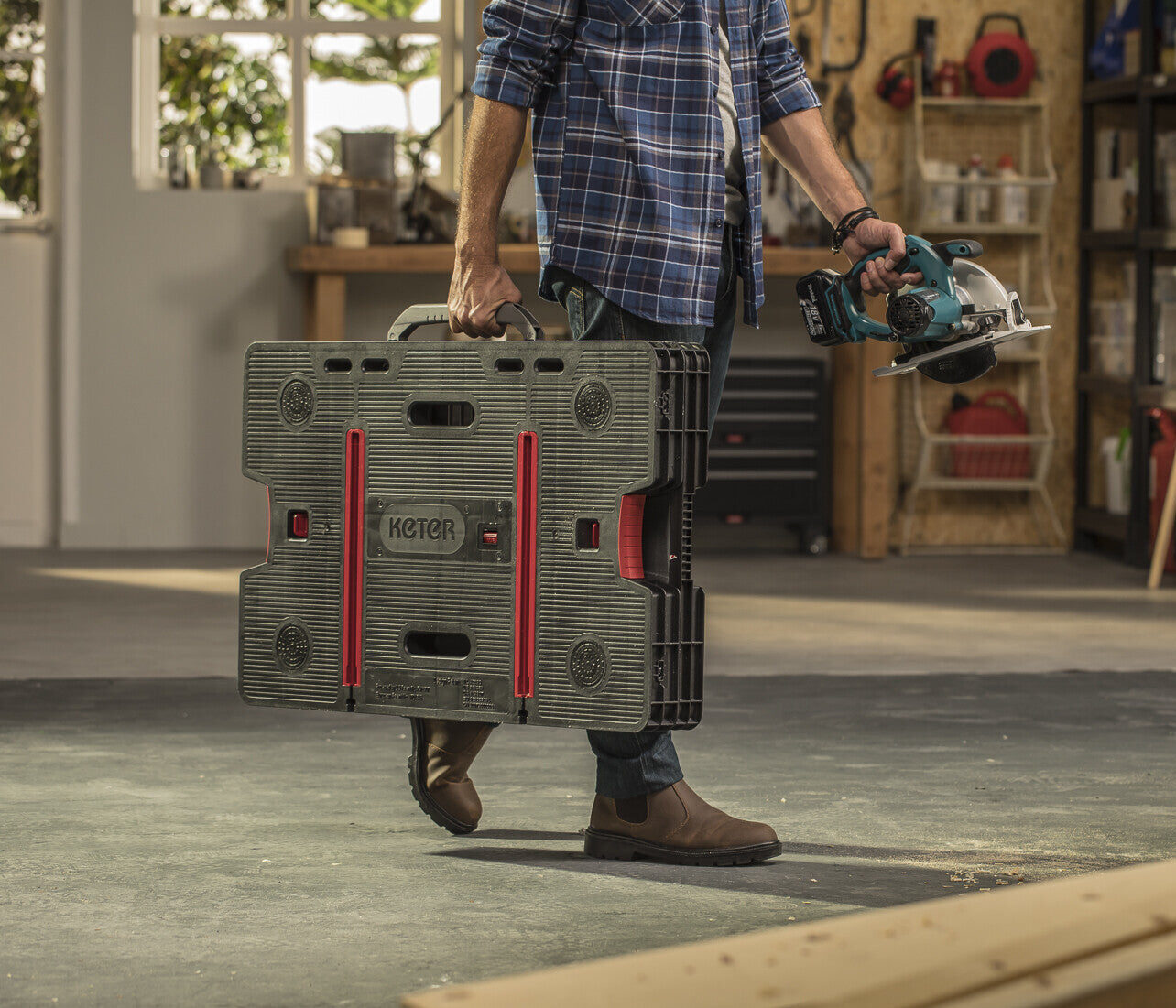 Keter Portable Folding Work Table