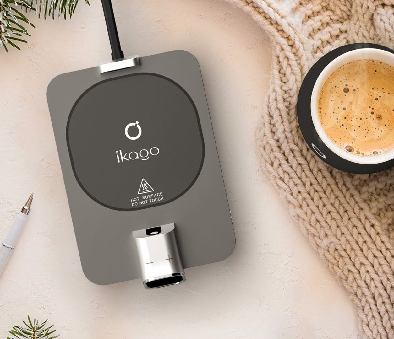 ikago Smart Mug Warmer & Mug Set