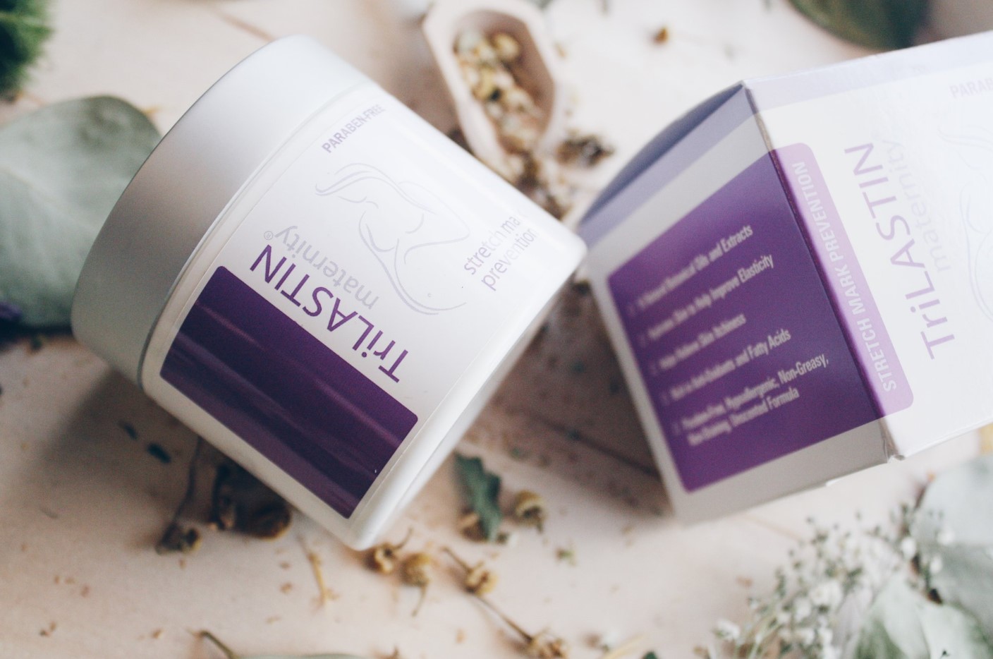 TriLASTIN Maternity Stretch Mark Prevention Cream