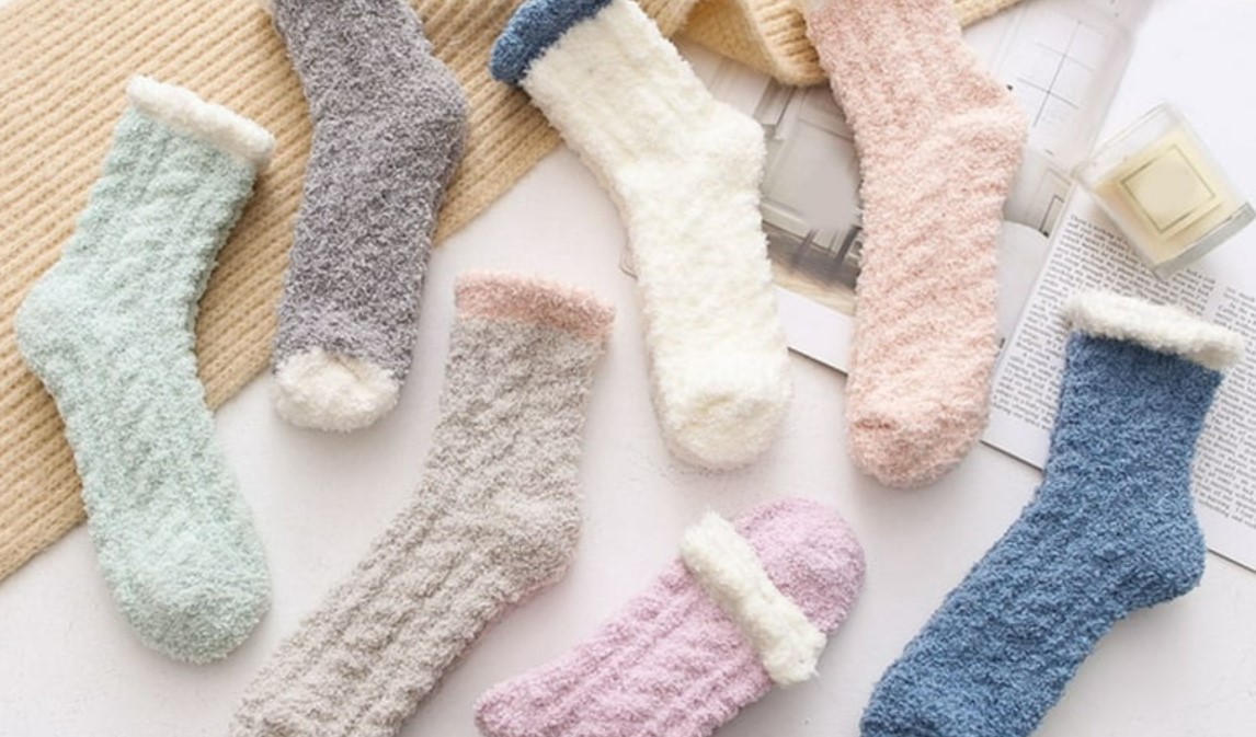 EBMORE Womens Fuzzy Socks