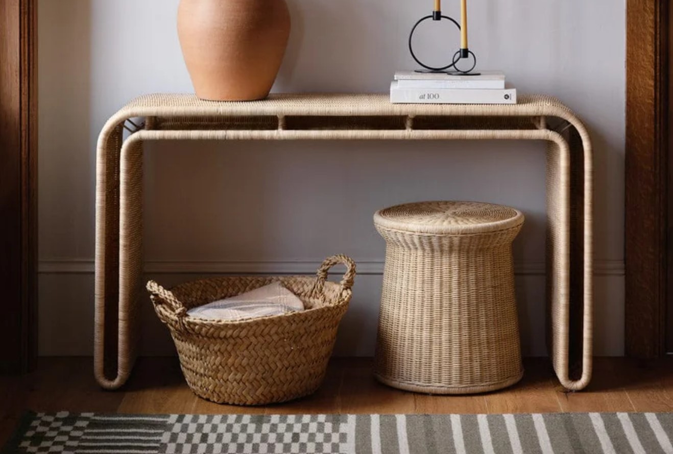 Ora Wicker Side Table