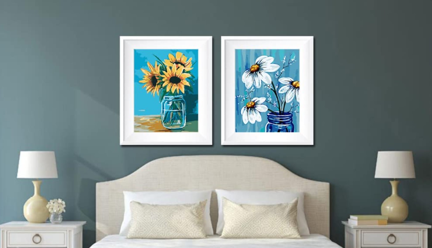 BAISITE Paint by Numbers Kit for Adults Beginners