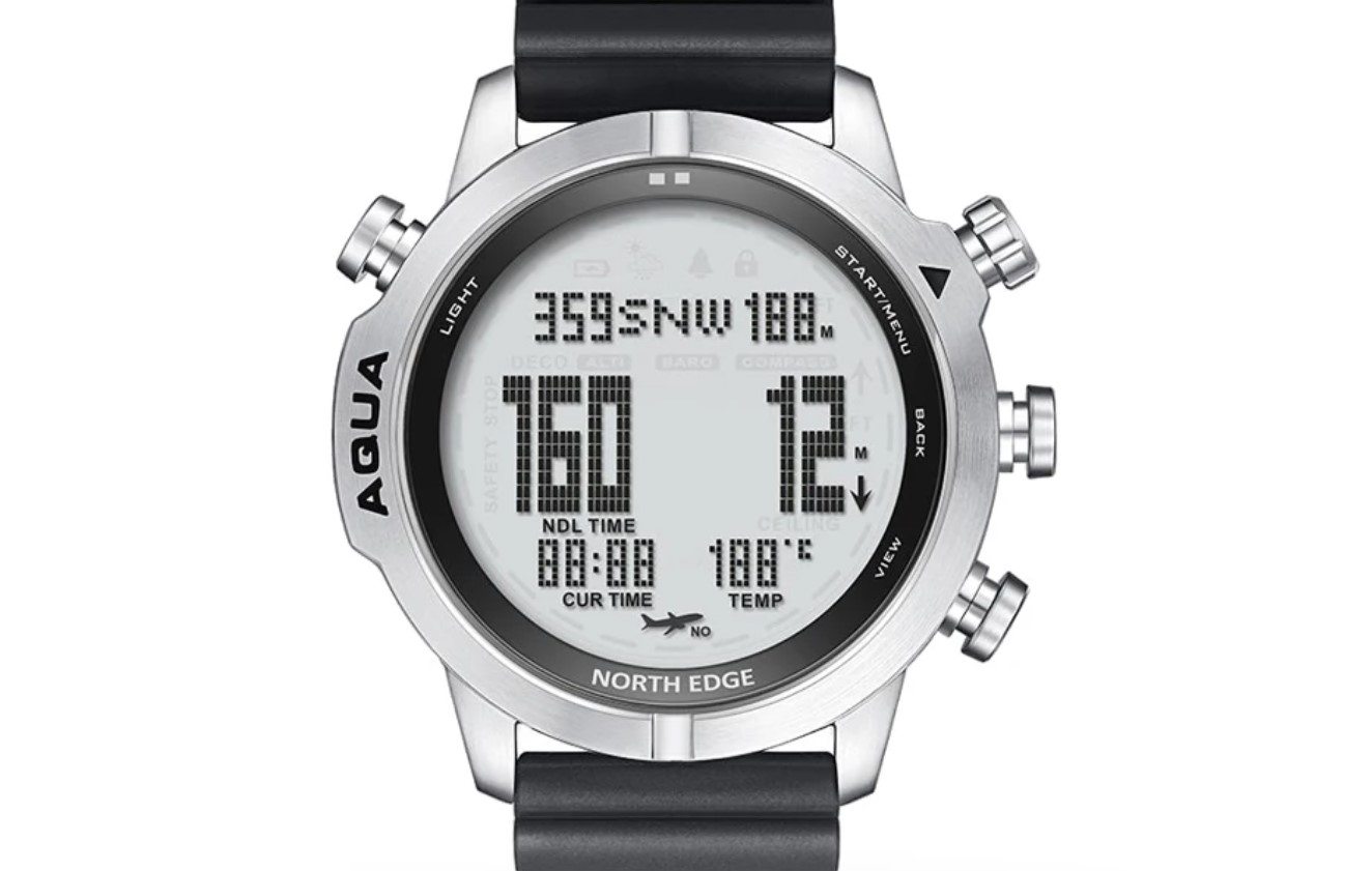NORTH EDGE AQUA Dive Computer Watch