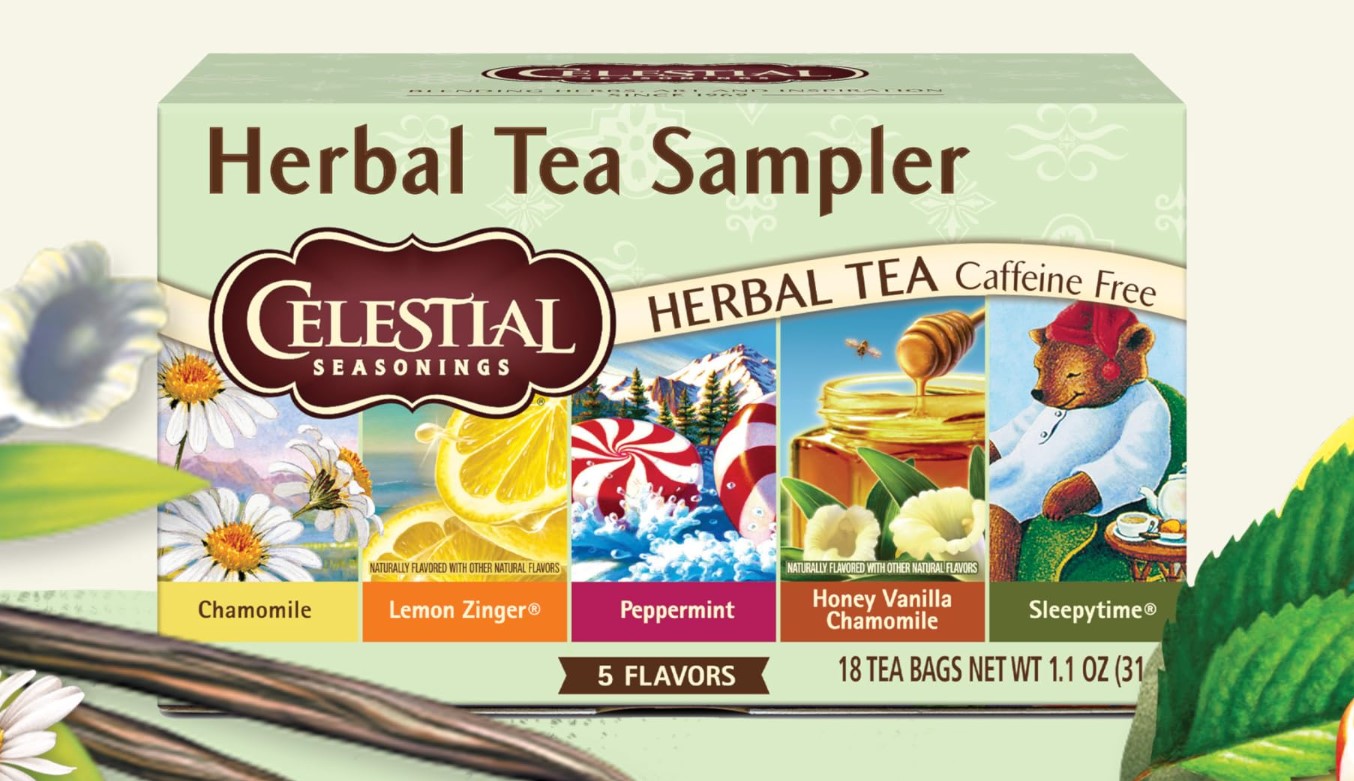 Celestial Seasonings Herbal Tea Sampler Pack