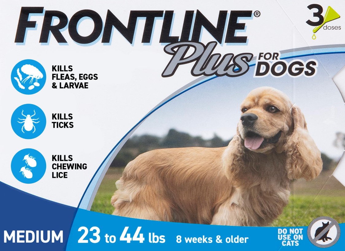 Frontline Plus Flea & Tick Treatment for Dogs