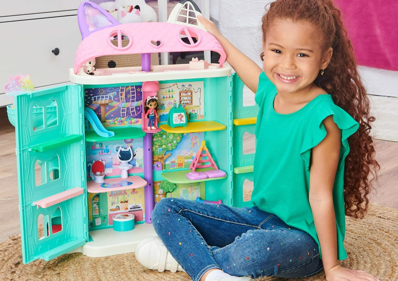 Adorable Gabby’s Dollhouse 2-Foot Playset