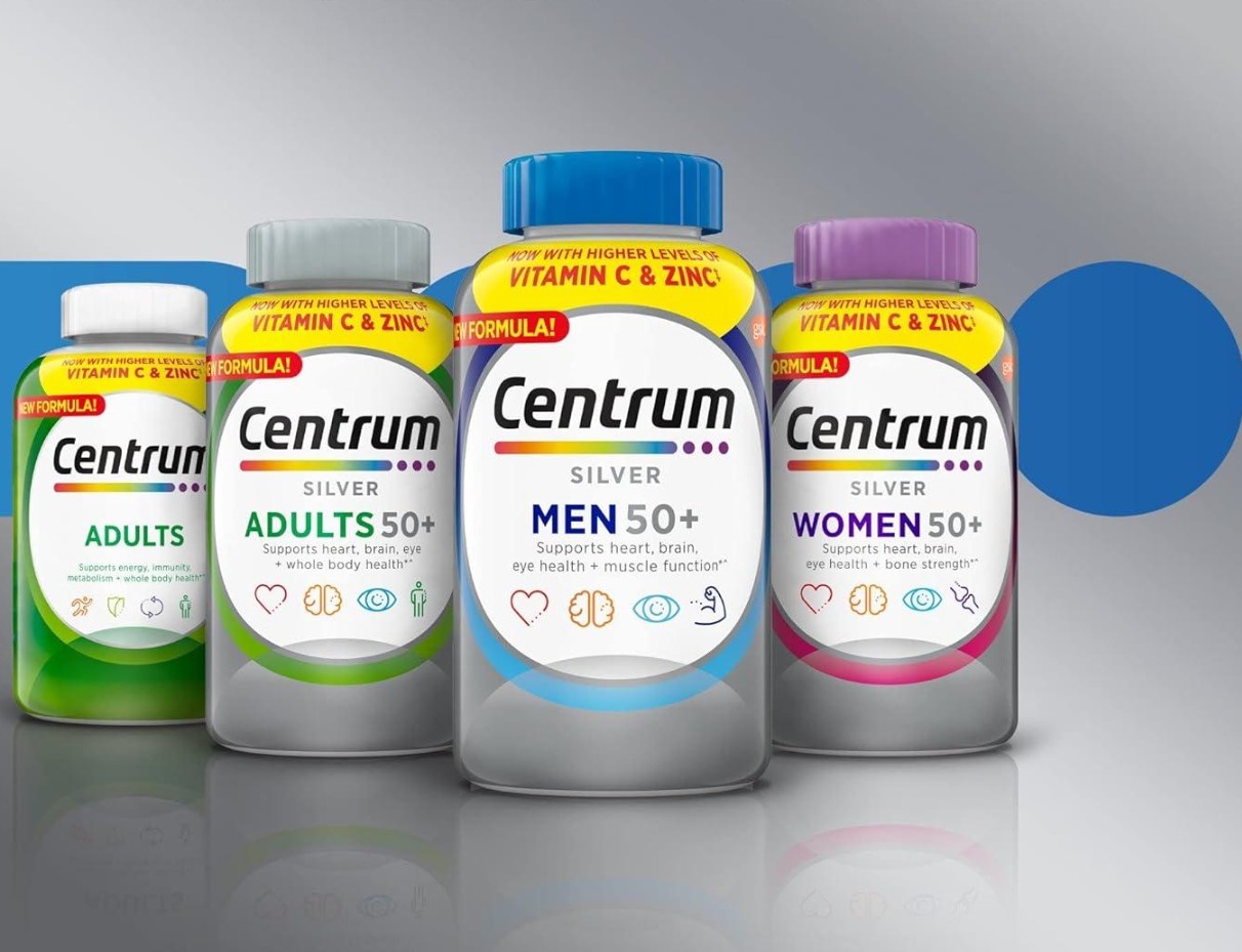 Centrum Silver – Multivitamin Supplements for Adults 50+