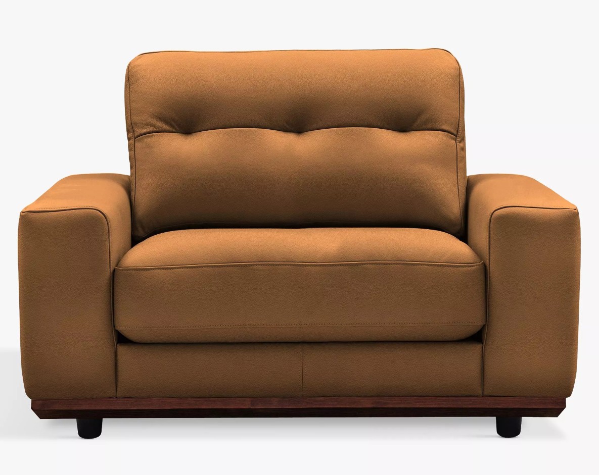 G Plan Vintage The Seventy One Leather Snuggler, Cambridge Tan