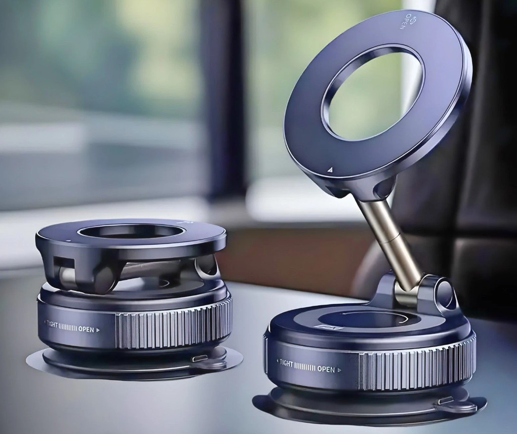 Cshidworld Upgraded 360° Vacuum Magnetic Car Phone Holder